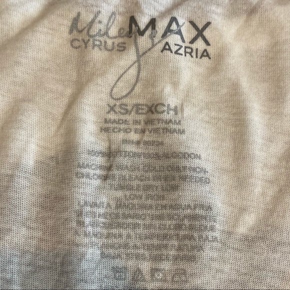Miley Cyrus Max Adria Tee British Cheers - Picture 2 of 2